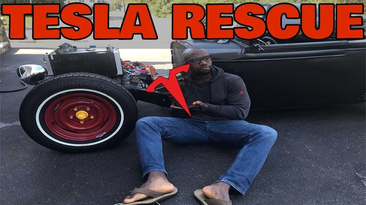 Rich Rebuilds Uses Tesla Pars On His Rat Rod
