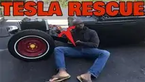 Rich Rebuilds Uses Tesla Pars On His Rat Rod