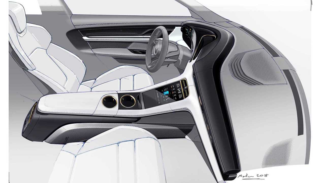 Интерьер Porsche Taycan