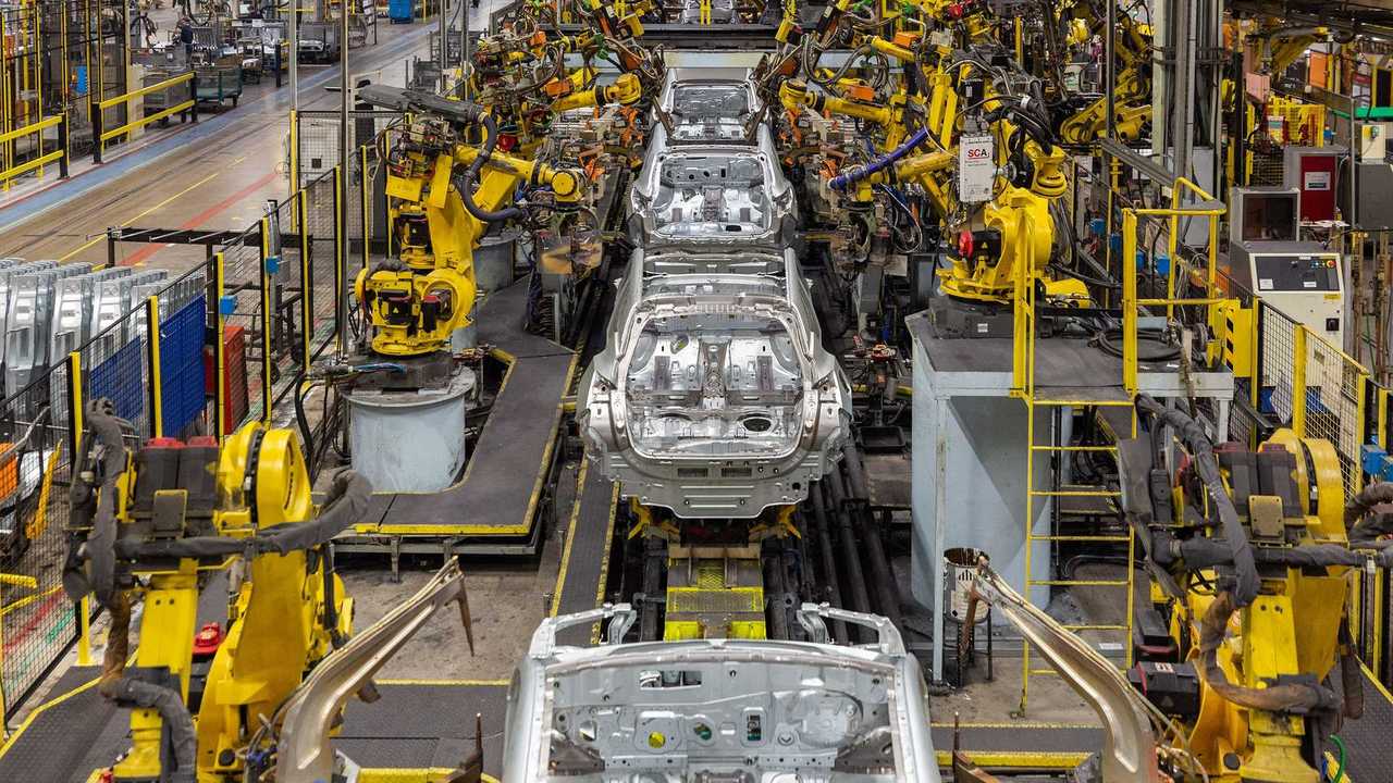 Nissan Juke production at Sunderland UK plant