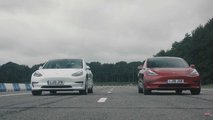 Check This Massive Tesla Drag Race with Model S, Model X, and Model 3