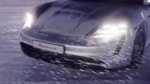 Porsche Taycan In Snow