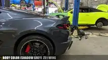 Chevy Corvette C8 Wing Comparison
