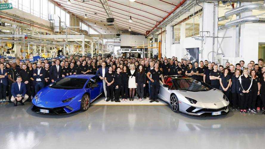 Elkészült a 7000. Lamborghini