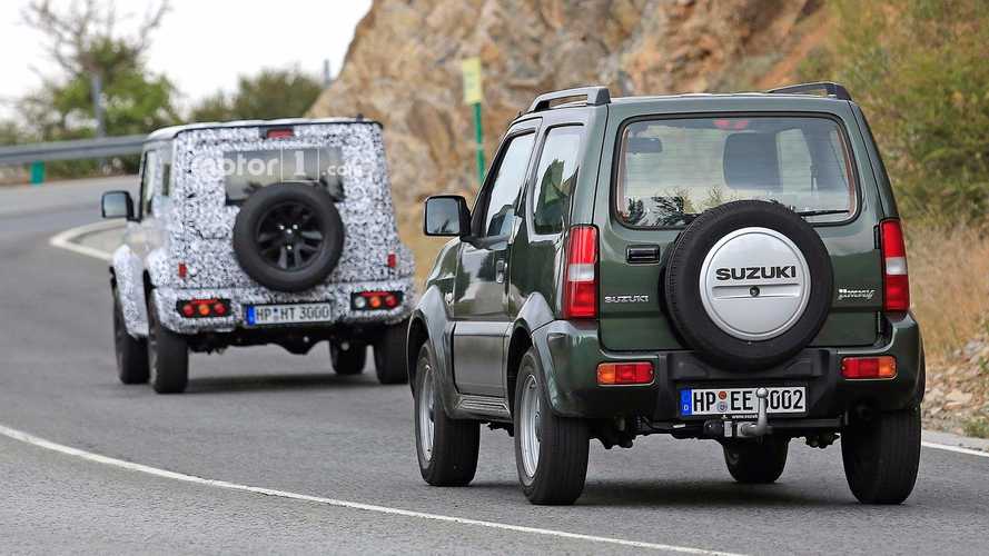 2018 Suzuki Jimny Spied With Previous Generation