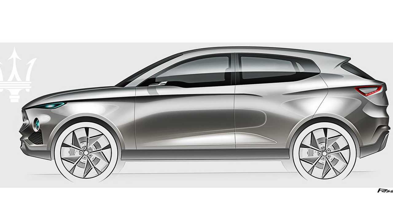 Maserati SUV rajongói vázlatok