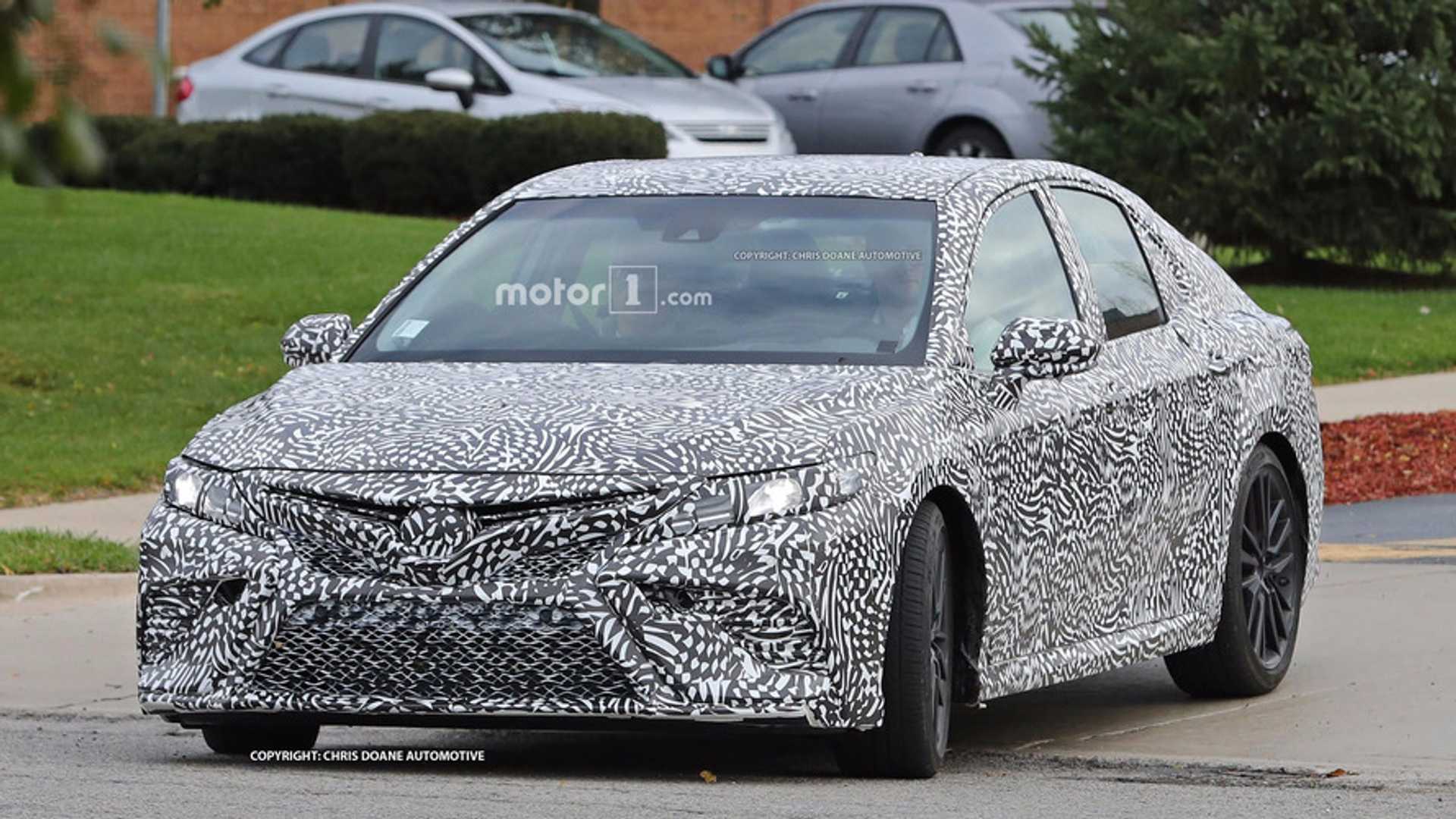 2018 Toyota Camry Spied Looking Fierce Maybe A Performance Model