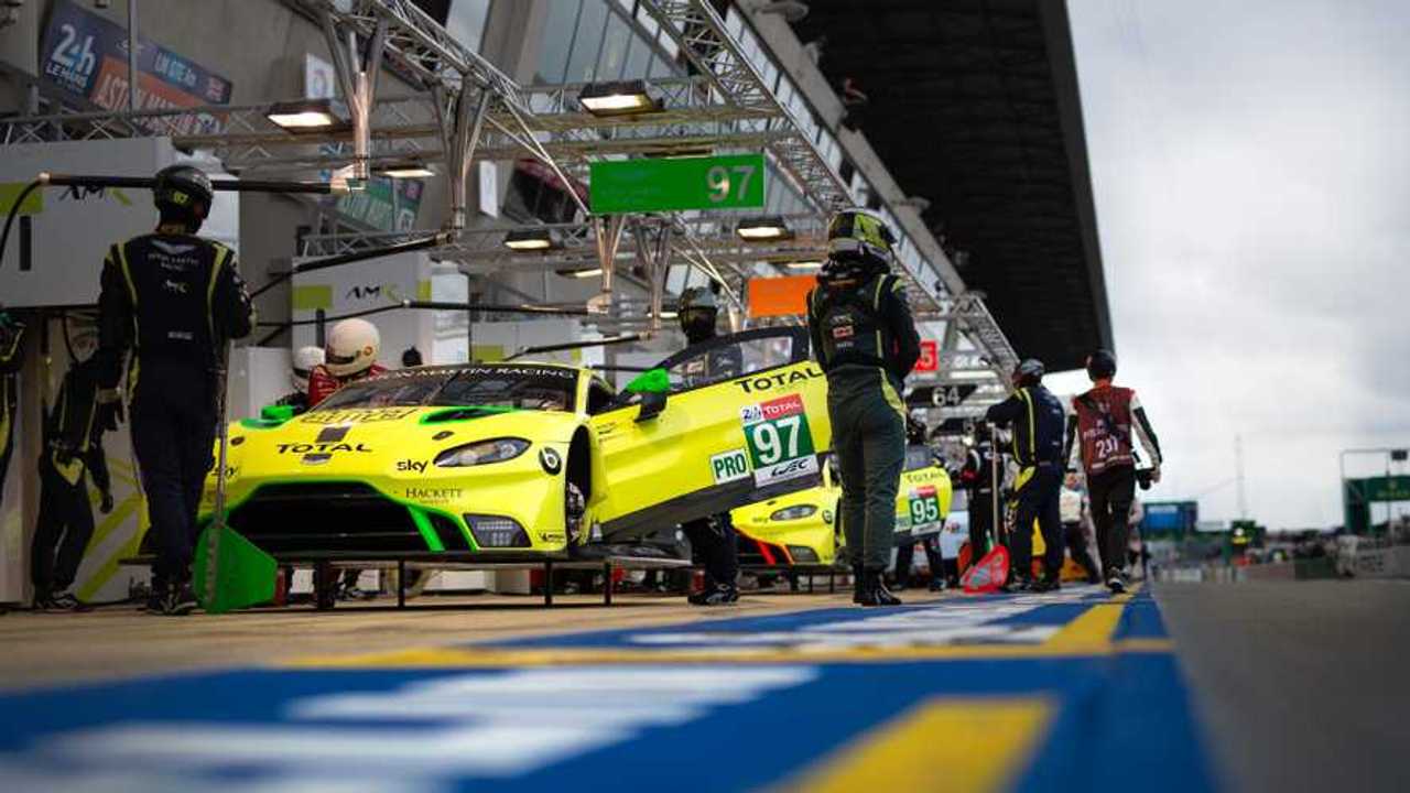 Aston Martin Vantage GTE at Silverstone Circuit