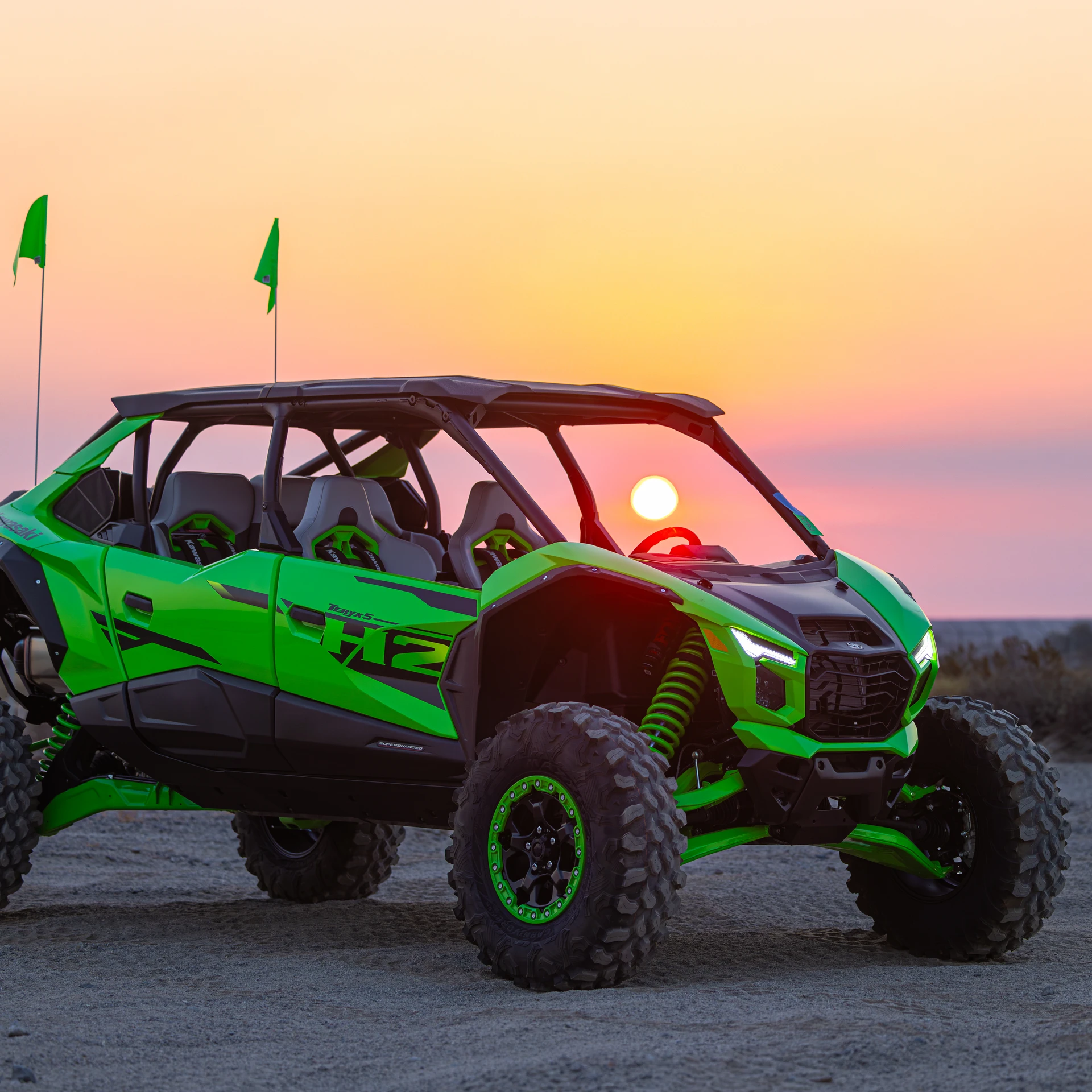 Kawasaki's New Supercharged Teryx H2 Side-By-Side Is So Fast, It