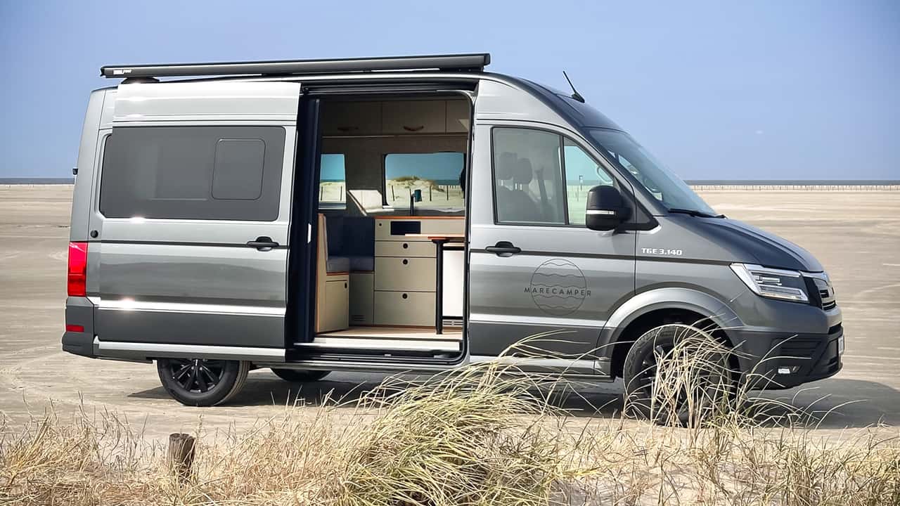 Meno bagno, più stile e spazio sul camper MAN TGE