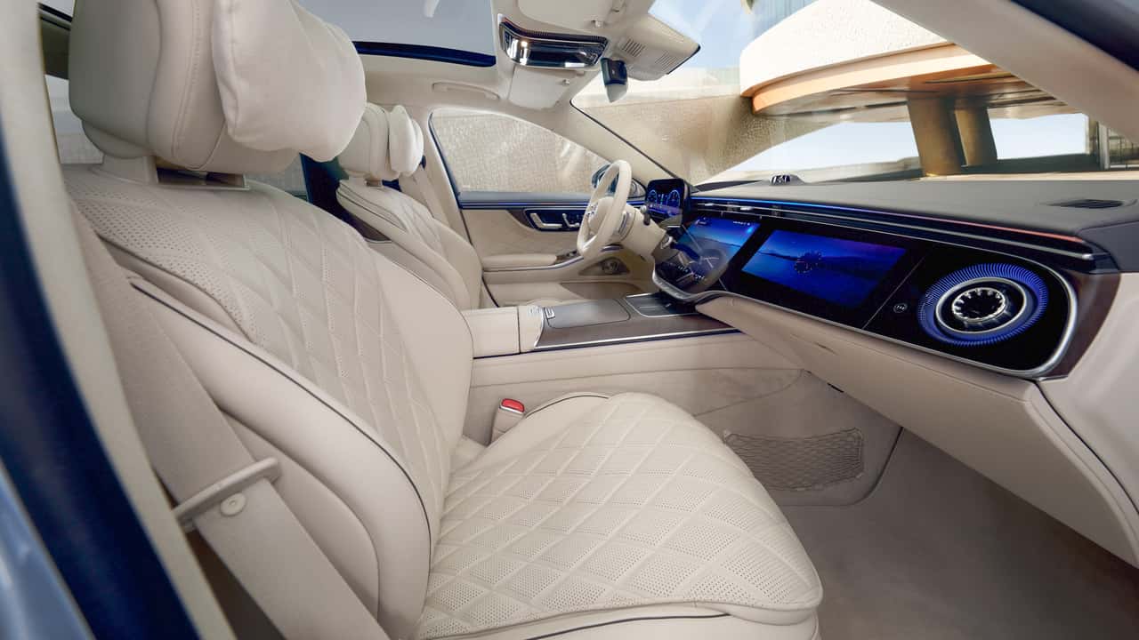 Mercedes S-Klasse (2026) Innenraum beheizbarer Gurt