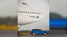 Volkswagen Touareg e il Boeing 747