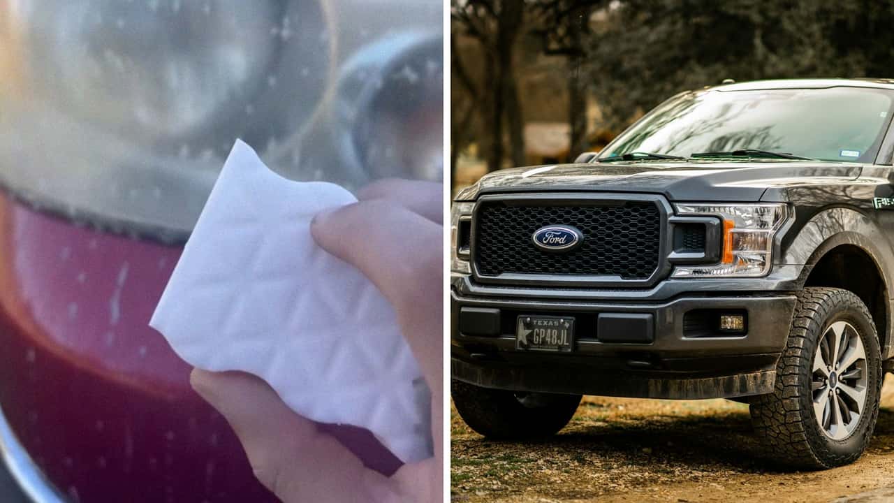 Kentucky man discovers car headlights are foggy. Then he uses little-known trick with household item