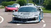 Ferrari SF90 LM, le foto spia