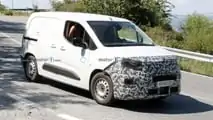 Peugeot Partner facelift spy photo