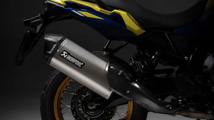 Akrapovič presenta nuevos escapes para la Suzuki V-Strom 800DE