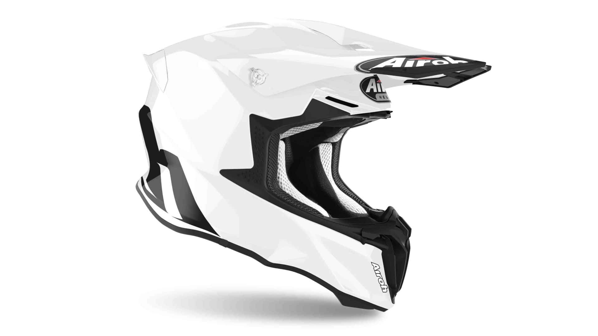 Casco Moto AIROH Twist 2.0 Lift White Gloss L – Leggero, Aerodinamico E Sicuro