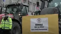 Proteste trattori Londra