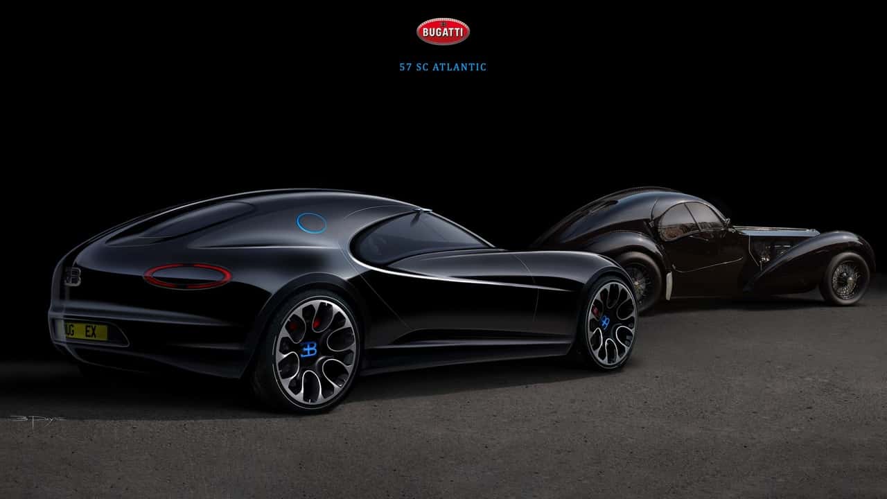 Bugatti Atlantic 2-door Coupe study, 2008