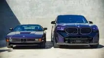 BMW XM Kith Concept (2025) und BMW M1 E26 by Ronnie Fieg (1981)