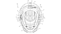 The helmet gets a battery mounted to the back, which supplies power to lights, a comms system, and even a heated visor.