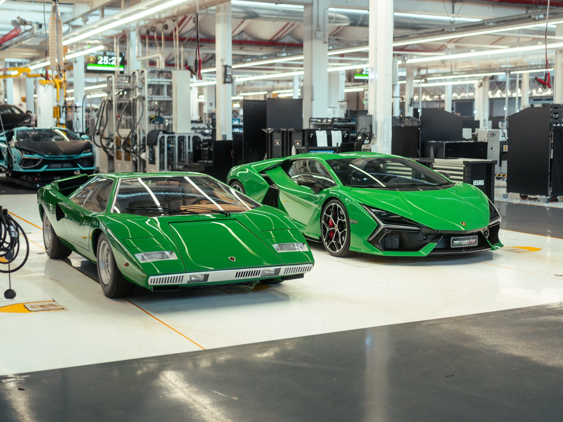 Fut 200L. Vert Lamborghini - Décoration