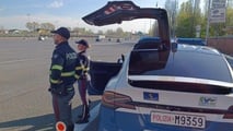 La Tesla Model X della polizia