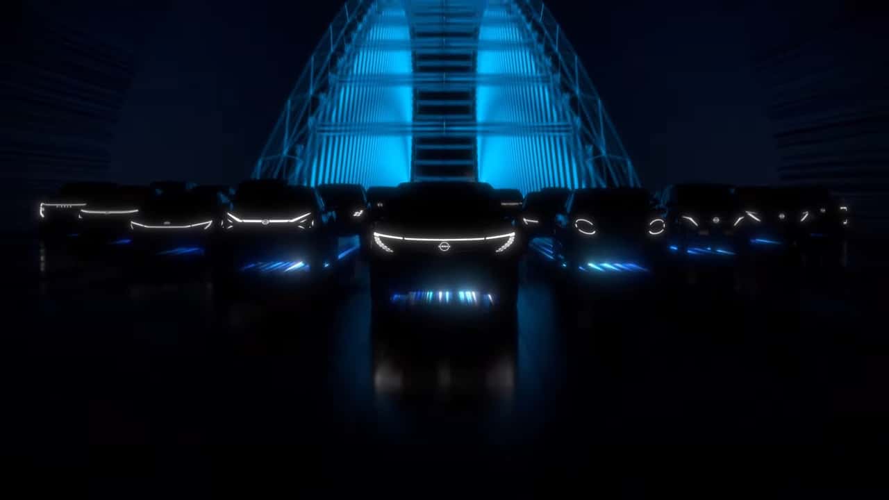 Teaser della gamma futura di Nissan