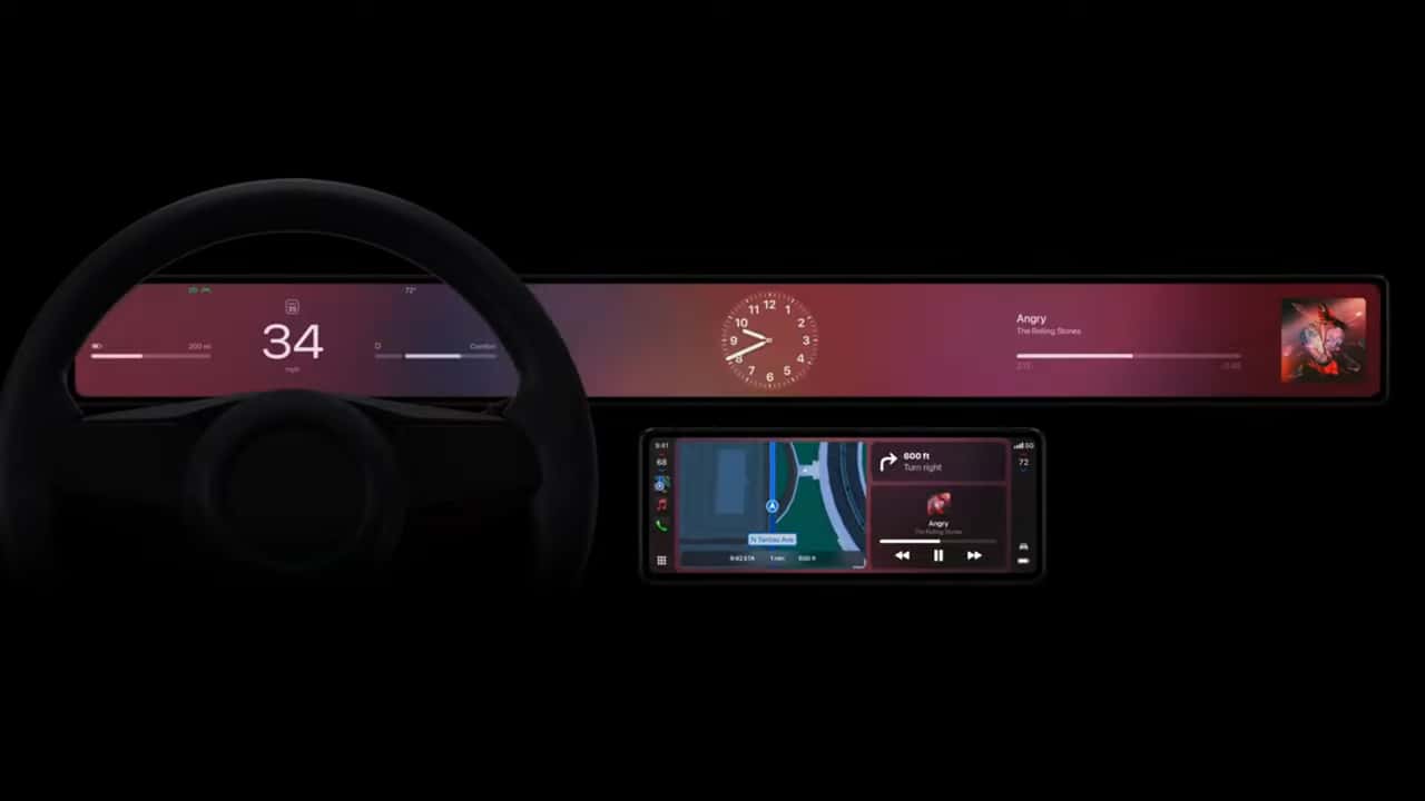 Next-Gen Apple CarPlay screenshot.