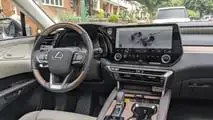 Lexus RX450h+ PHEV steering