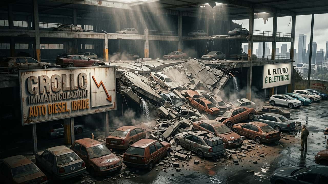 Le auto diesel non si salvano nemmeno con l'ibrido, il crollo sul mercato