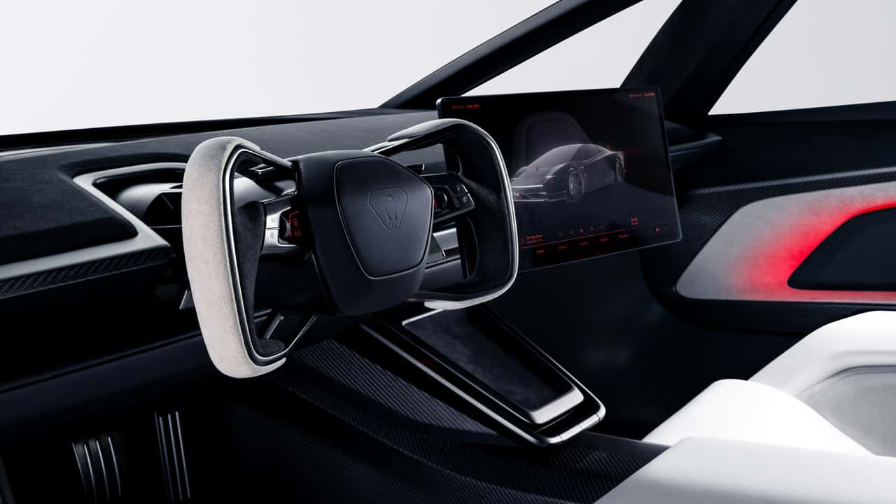Tesla Roadster Screen