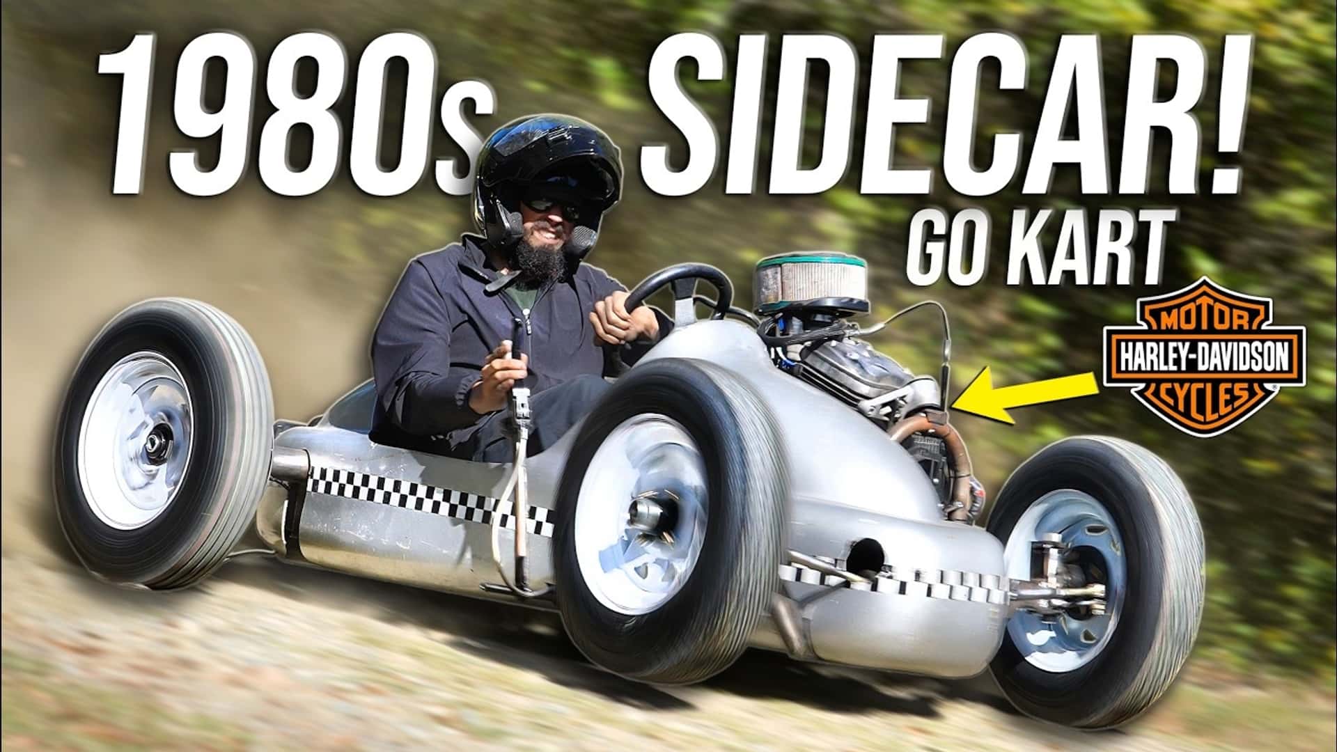 What Happens When You Build A Harley-Davidson Powered Land Speed Racer Out Of A...Sidecar?