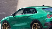 Alfa Romeo SUV (2027), il render di Motor1.com