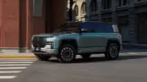 2024 BYD Yangwang U8 Premium Edition driving in the city