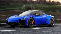 Toyota FT-Se Sports Car Production Rendering