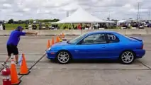Dodge Neon hits 200.9 mph at the Texas Mile