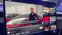 New Tesla Model 3 In Munich