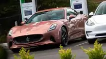 Maserati GranTurismo Folgore, fotos espía en Pebble Beach