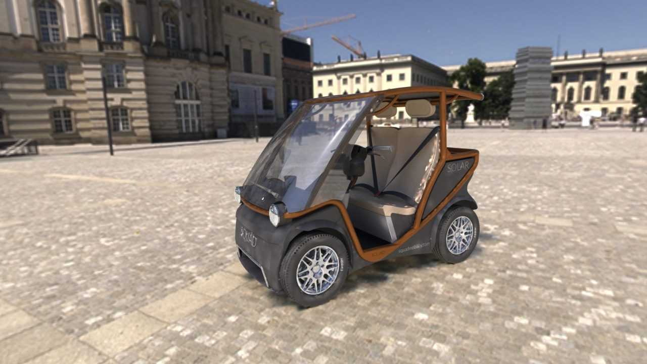 SQUAD Solar City Car
