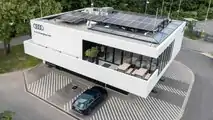Audi charging hub in Nuremberg, Germany