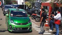 Seremoni pelepasan peserta DAIHATSU NgabubuRace 2022 pada 24 April 2022 di PT Astra Daihatsu Motor, Sunter, Jakarta.