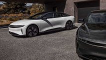 Lucid Air Stealth Look Package Front Angle
