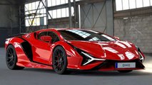 Lamborghini Aventador replacement rendering by DMC