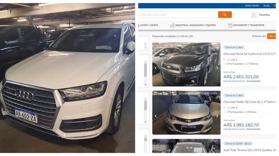 Rematan por internet autos corporativos de YPF, Ford, Chevrolet y VW