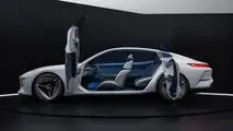 Geely Galaxy Light BEV Concept exterior side view with door open