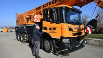 La consegna dell'autogrù Scania allestita da Liebherr a Dini Autogrù Srl