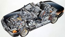 Mercedes-Benz 500 SL 1989, la meccanica