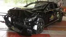 Crash test Mercedes-Benz EQE Euro NCAP 2022