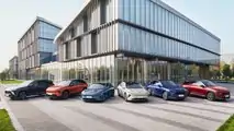 NIO Product Lineup (from left): ES8, ES7, ET5, ET7, EC6, ES6